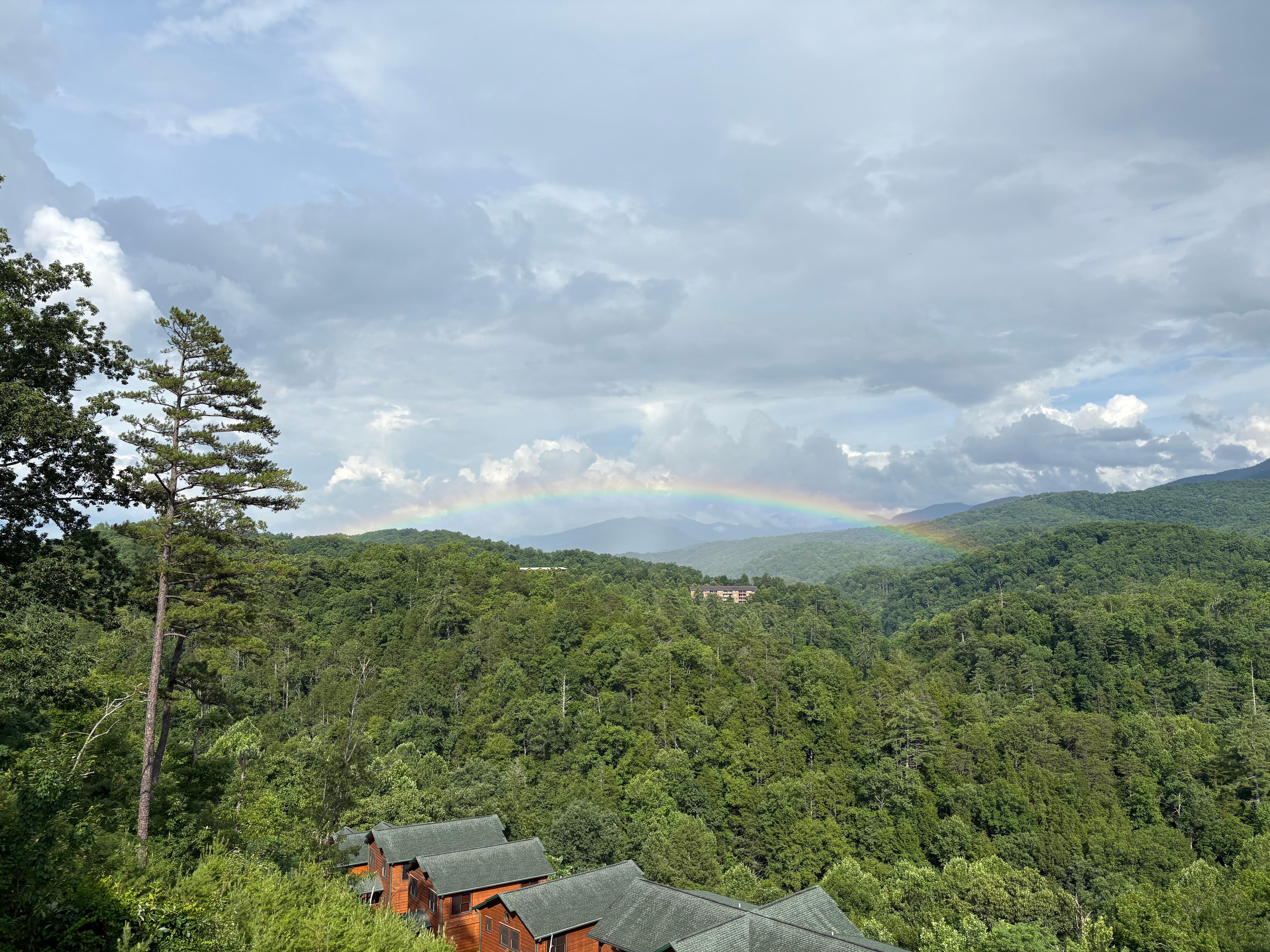 Rainbow over the valley