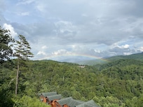 Rainbow over the valley