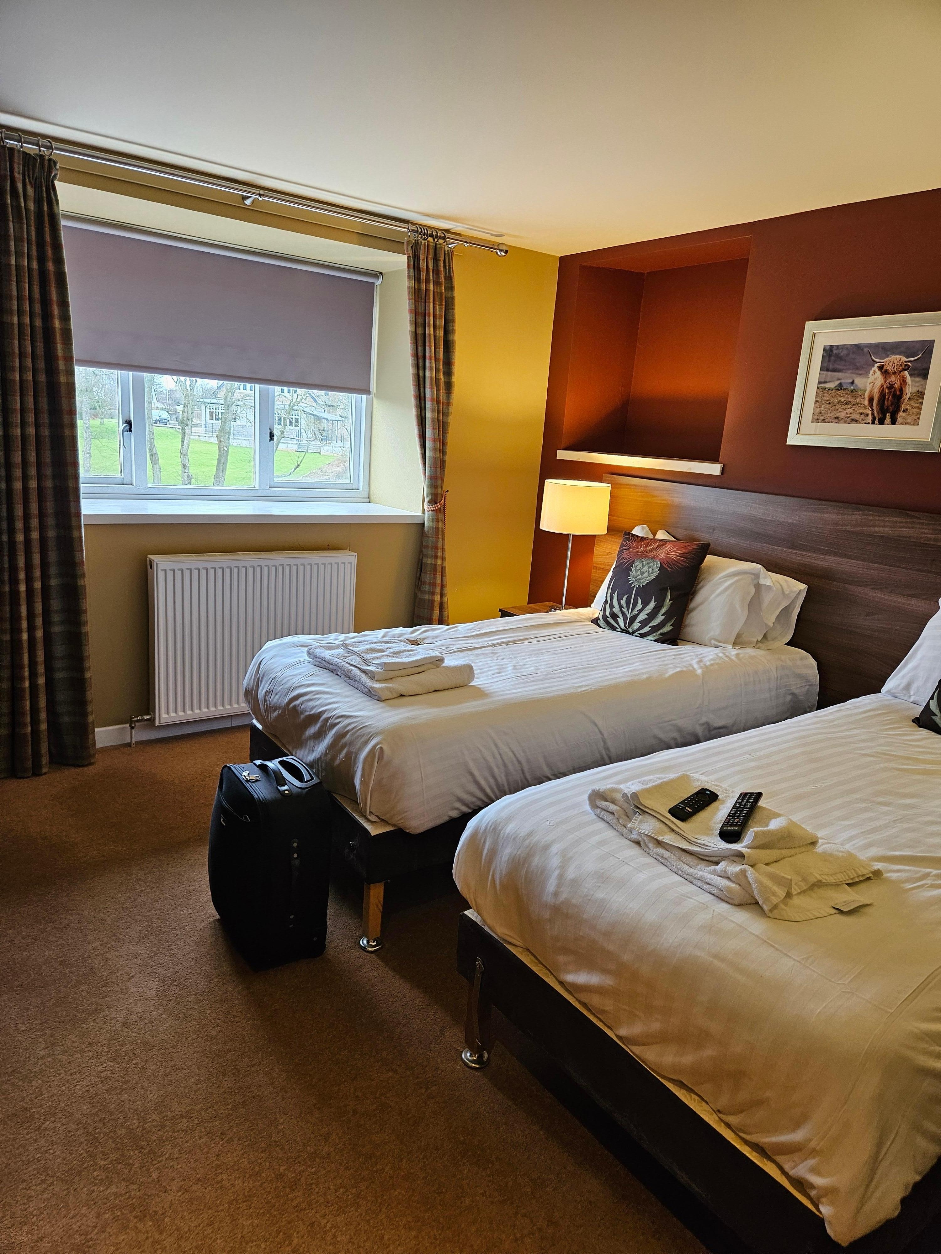 Spotless, basic yet comfortable twin room. 