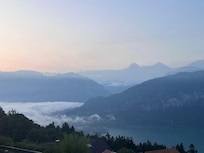 Early morning view from balcony