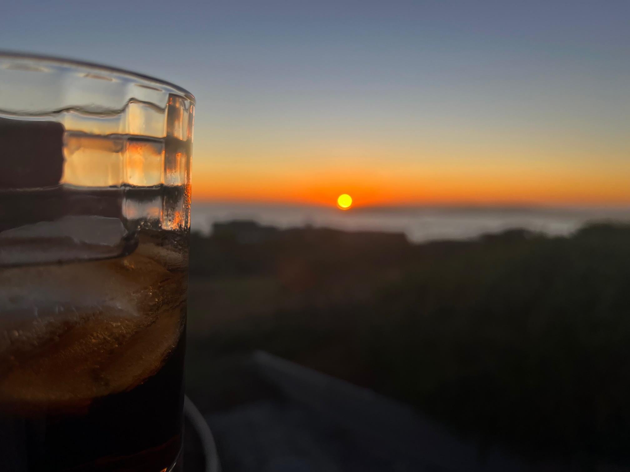 Sunset from the home.