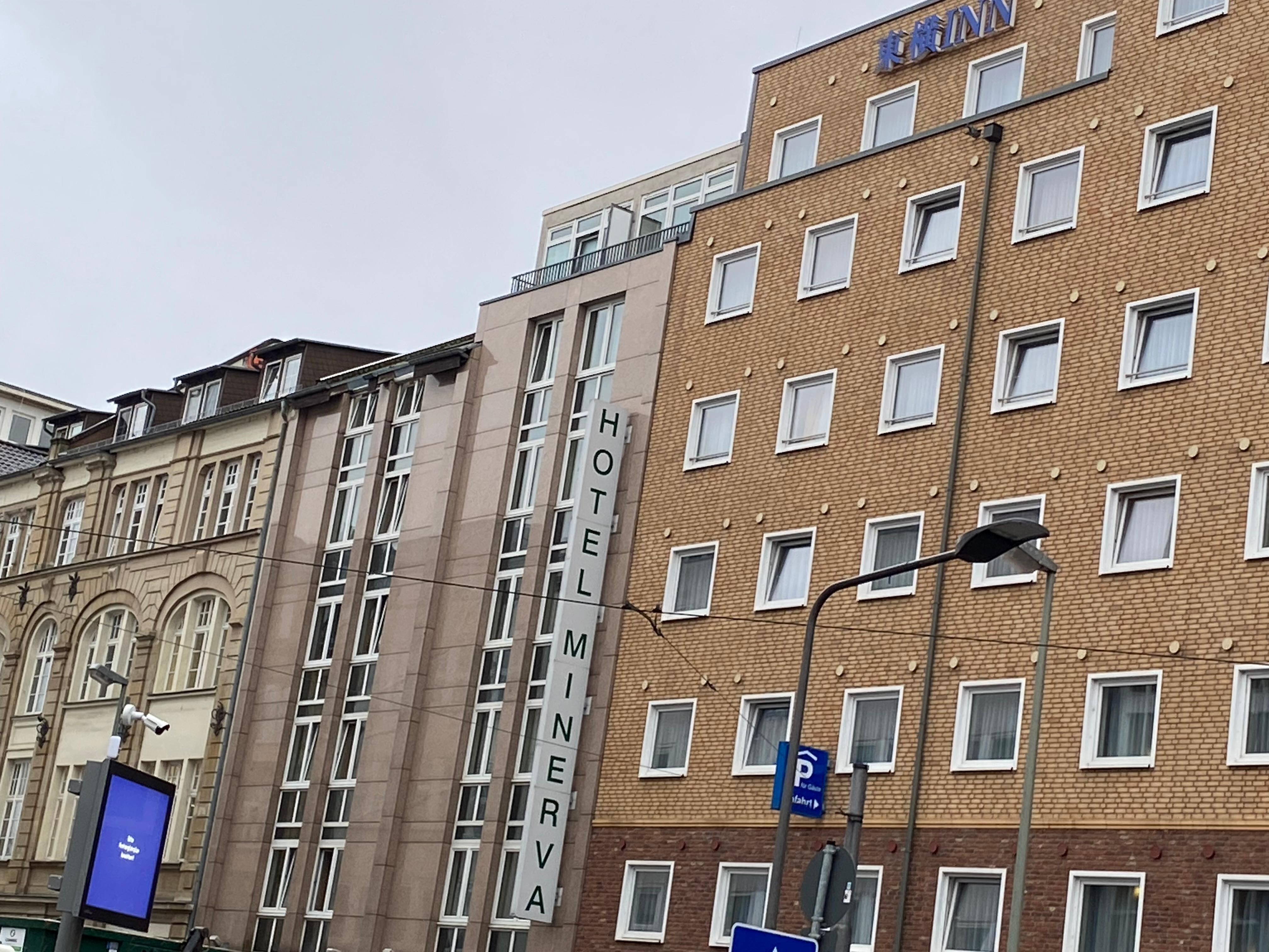 フランクフルト中央駅近く。東横イン隣