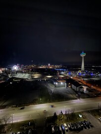 View from tge room with USA side falls view