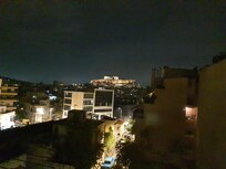 Blick auf die Acropolis vom Zimmer