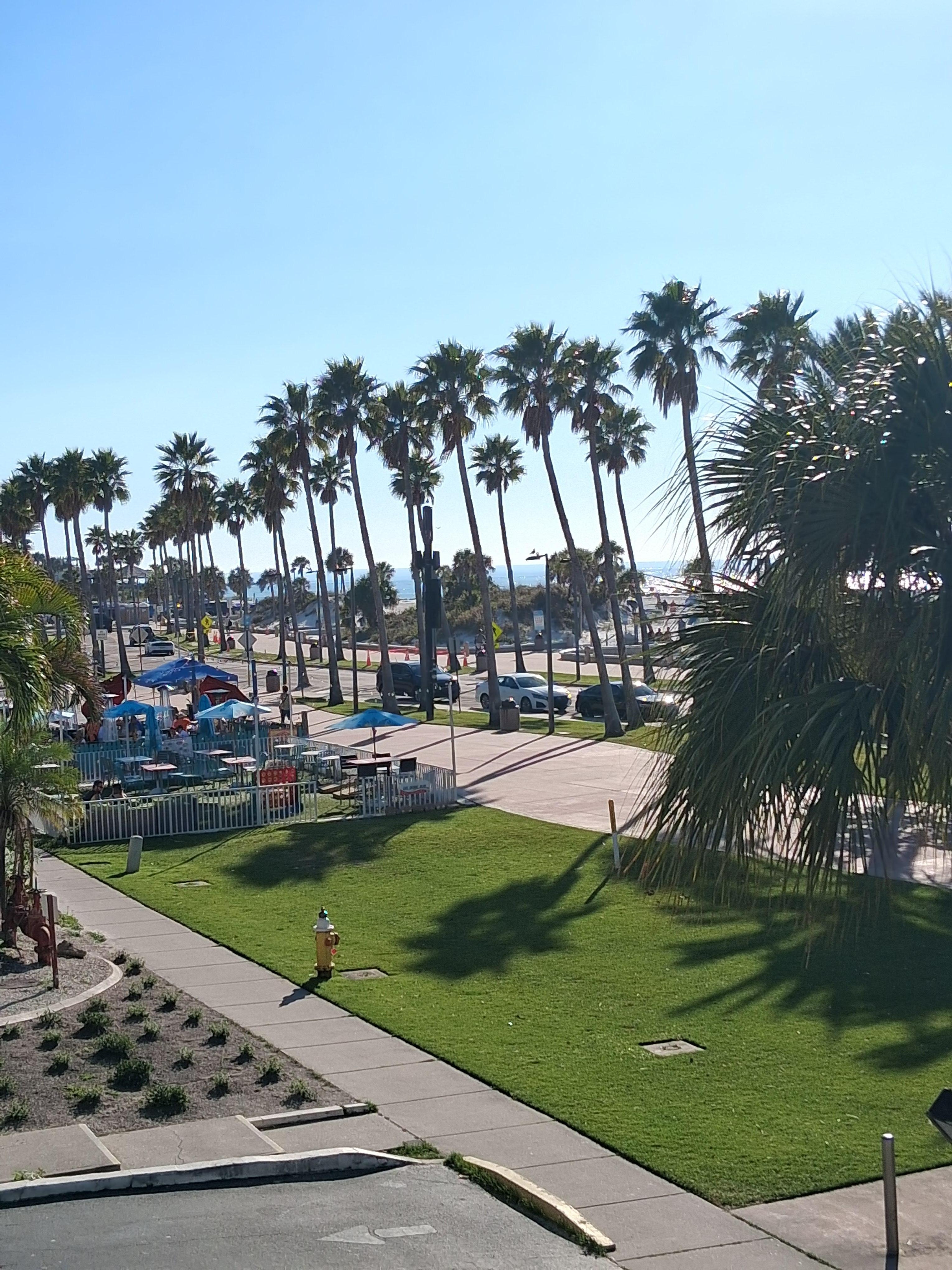 View from ocean view room balcony