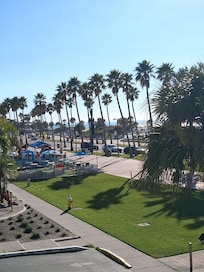 View from ocean view room balcony