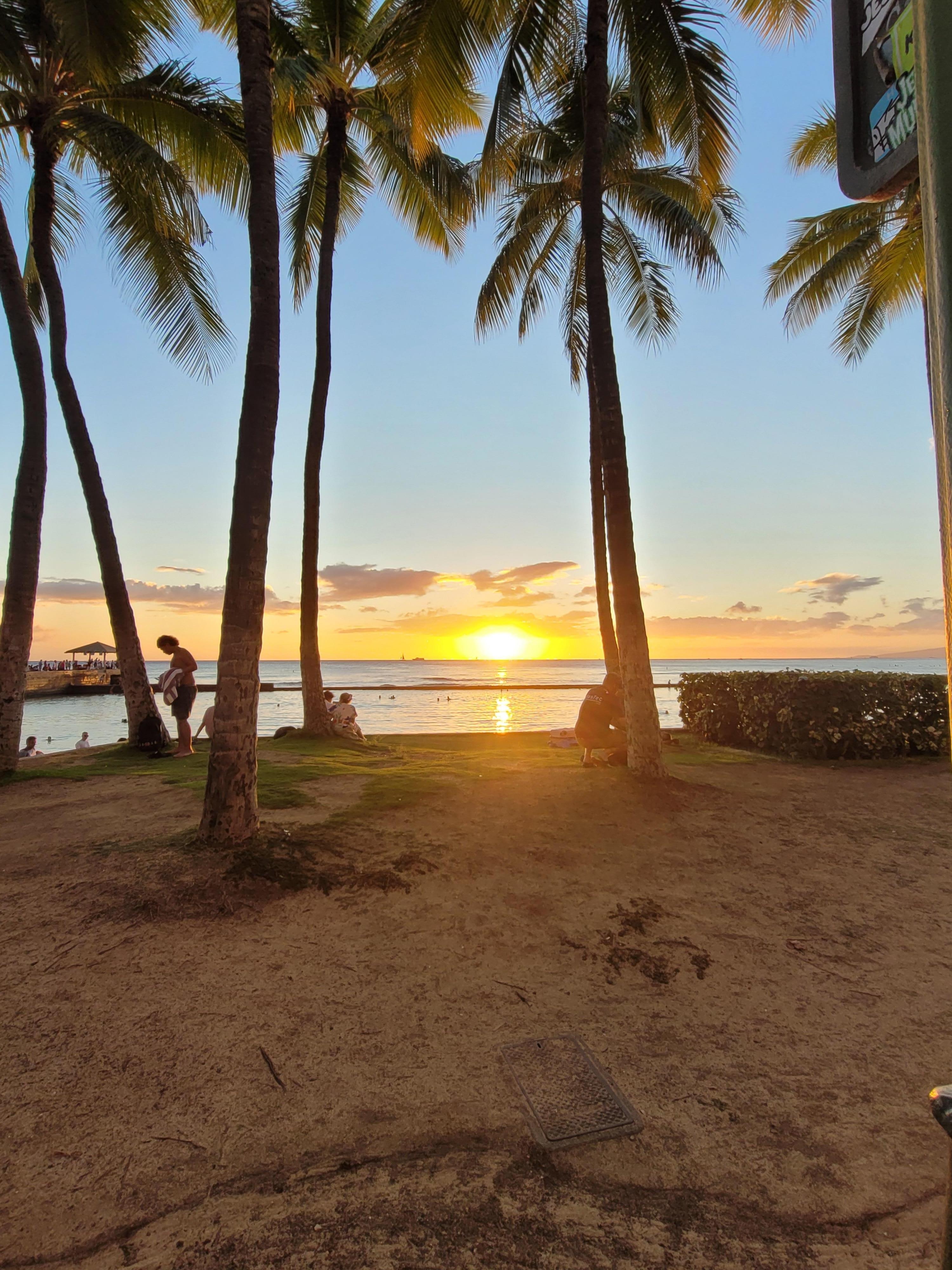 Sunset Waikiki Beach 