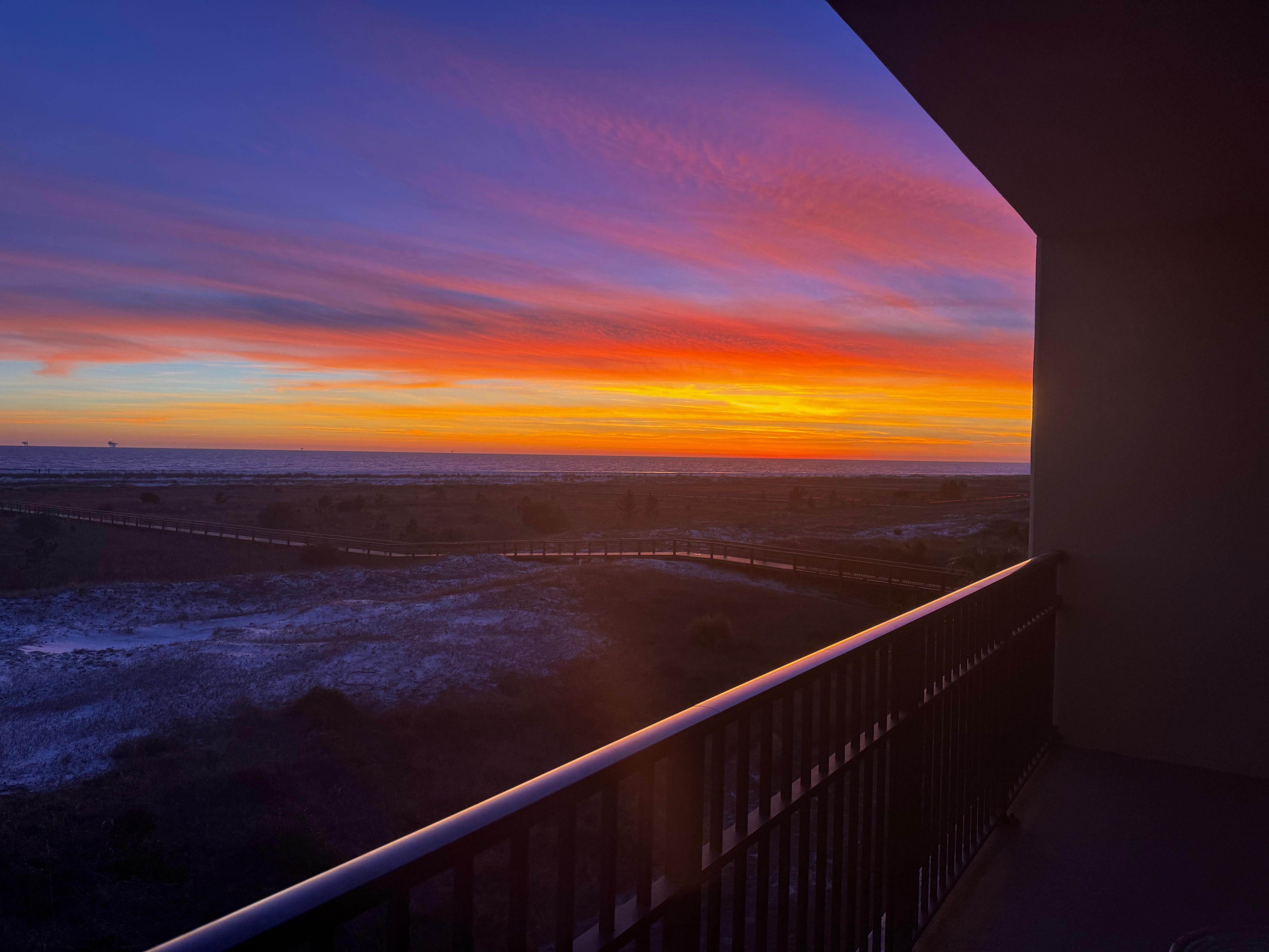 Beautiful sunsets every night. 