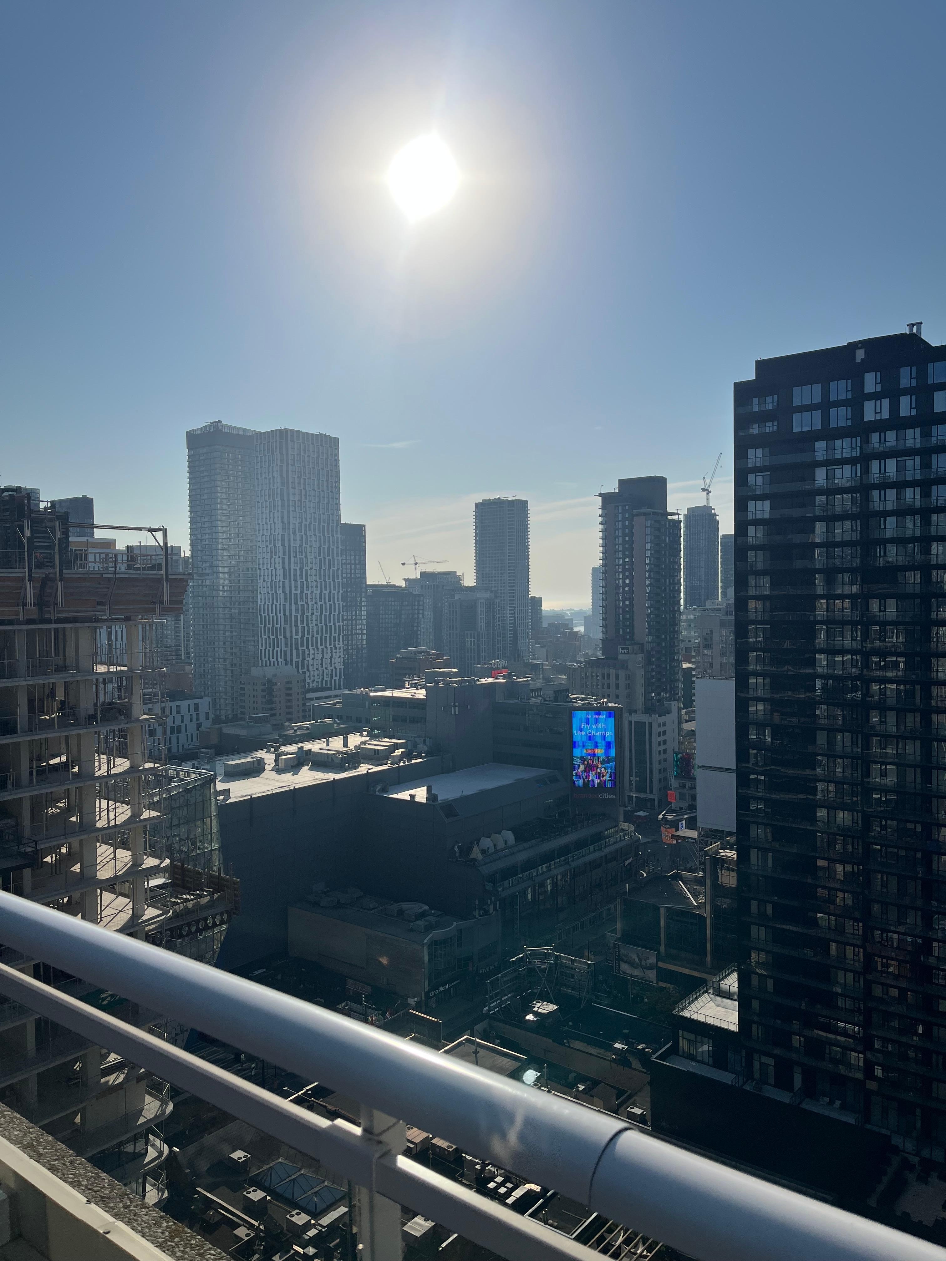 Outside the gym view