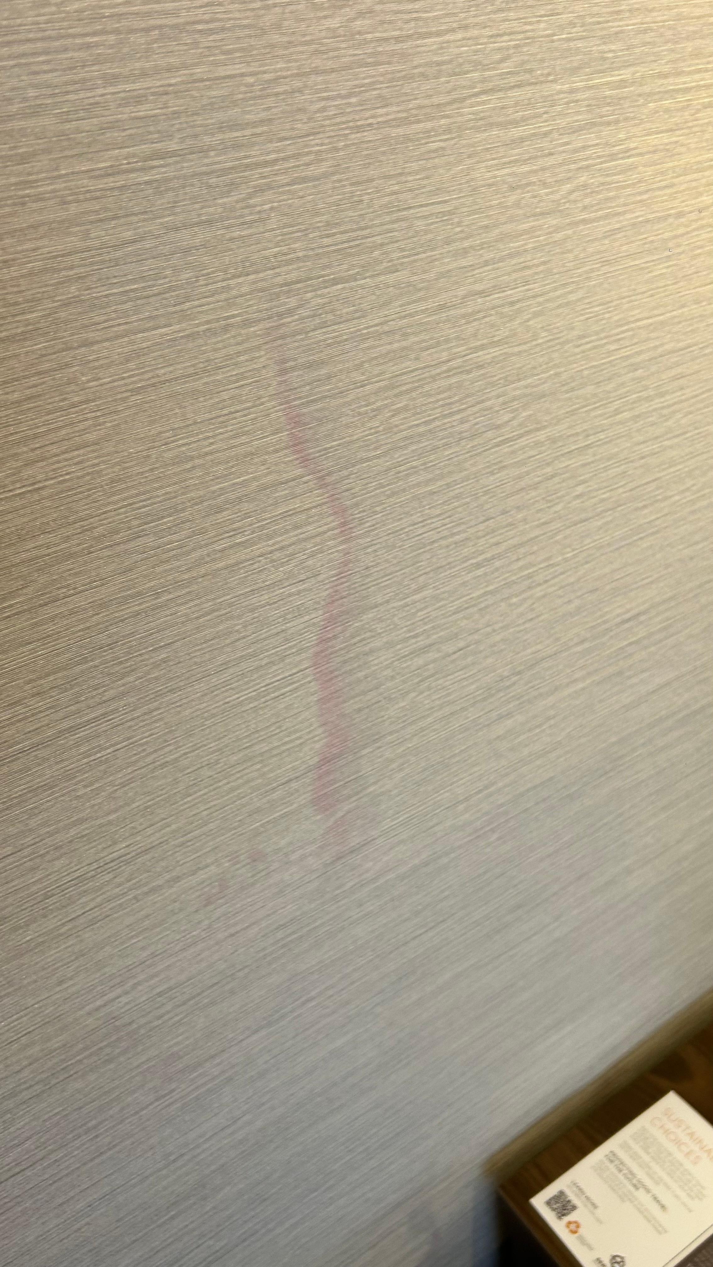 Stain on the wall