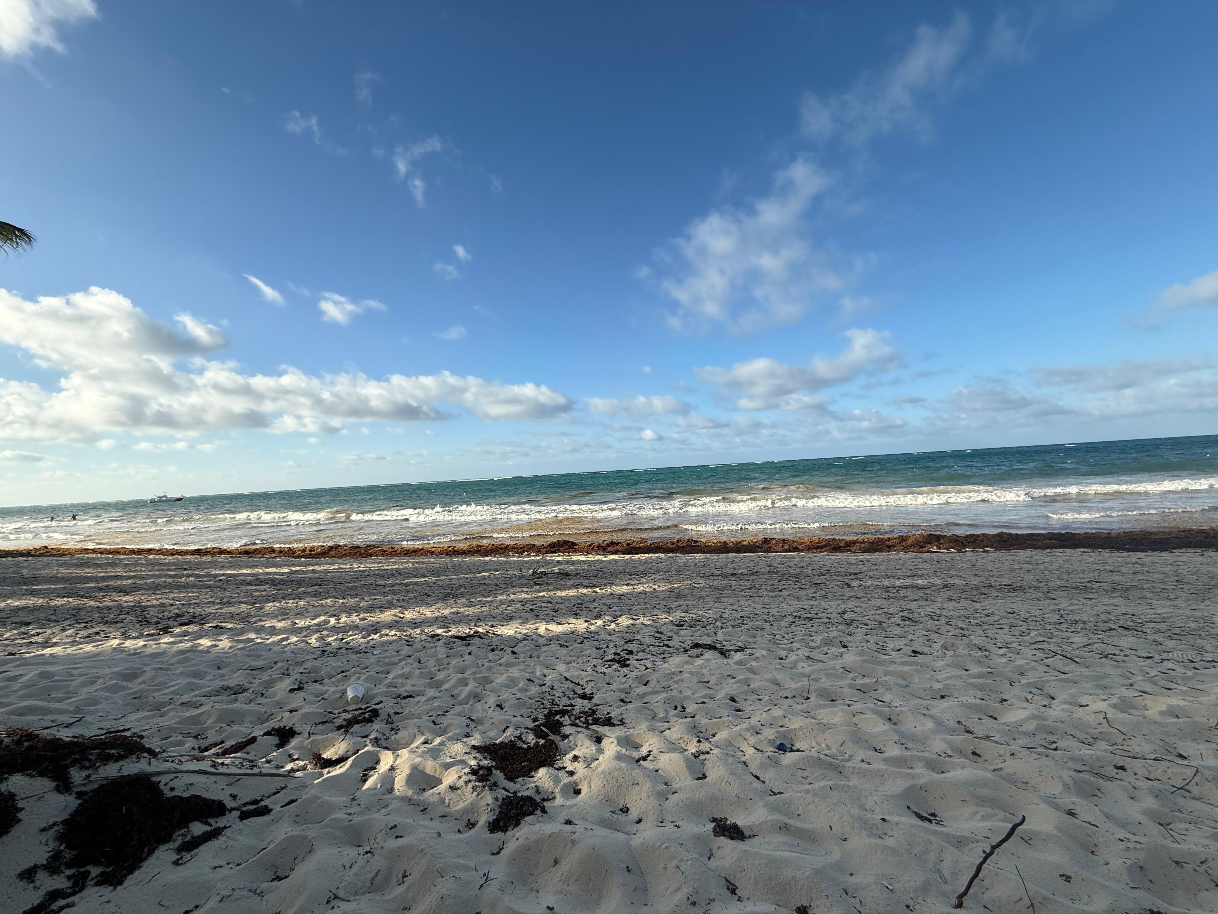 Beach at resort