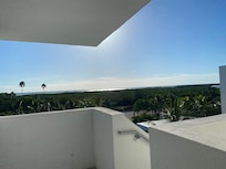 From outside our door.