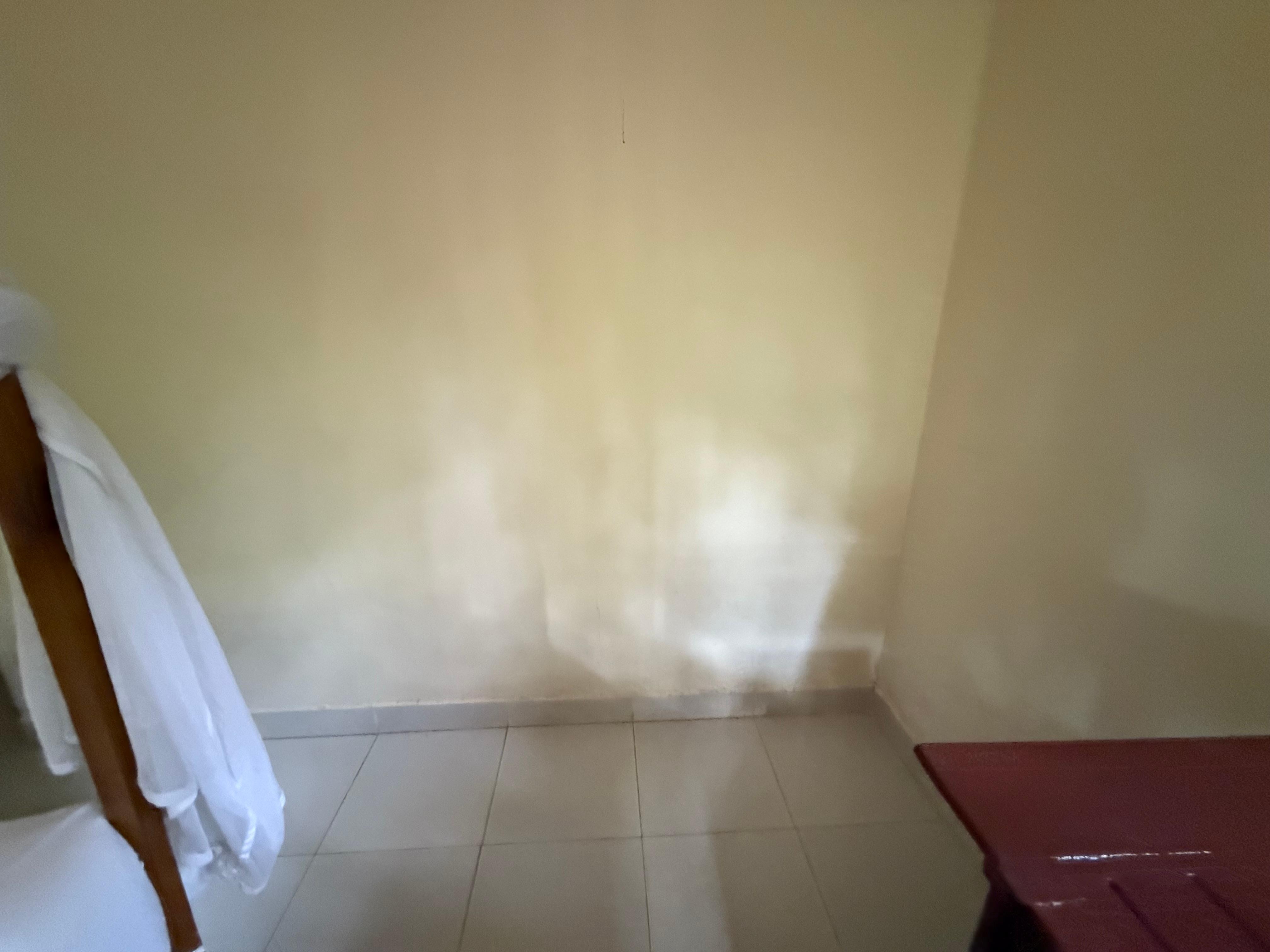 Wall was dirty and needed a coat of paint. 