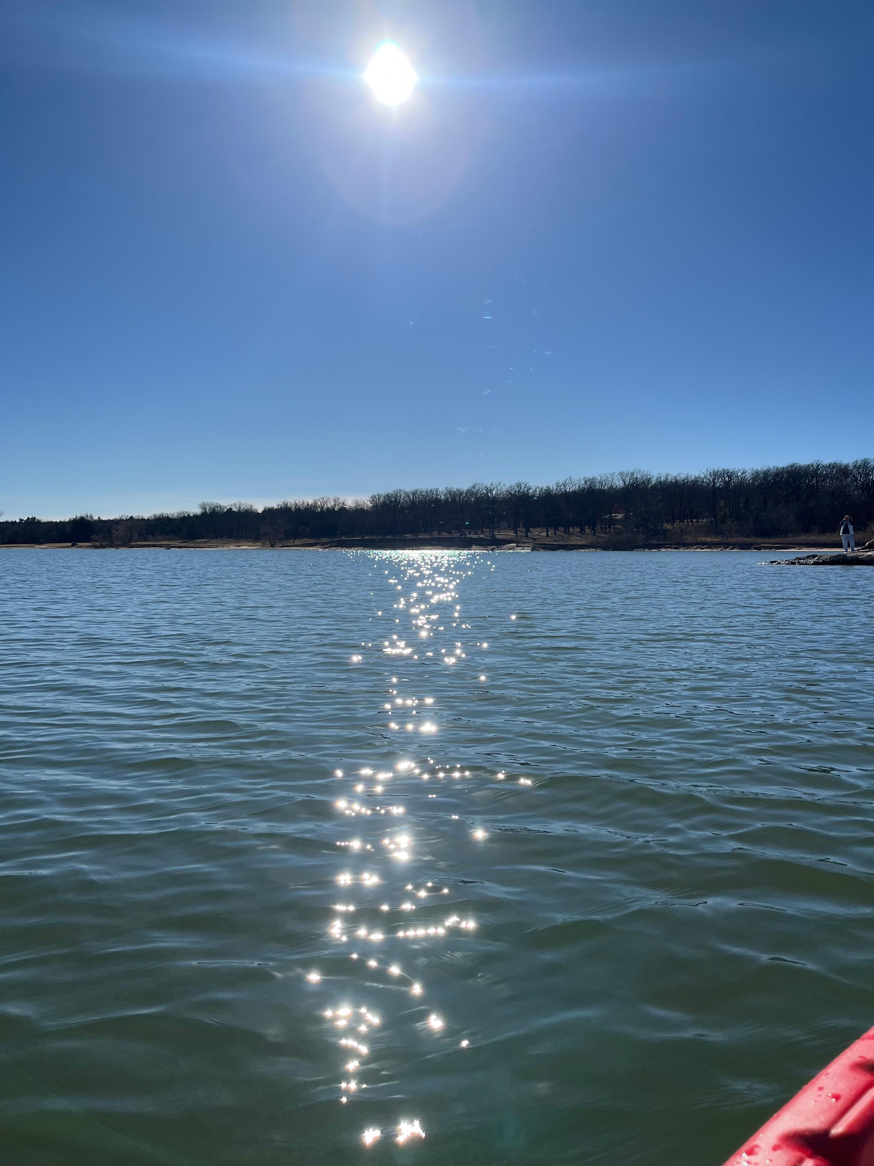 on the lake on the provided kayaks!! 