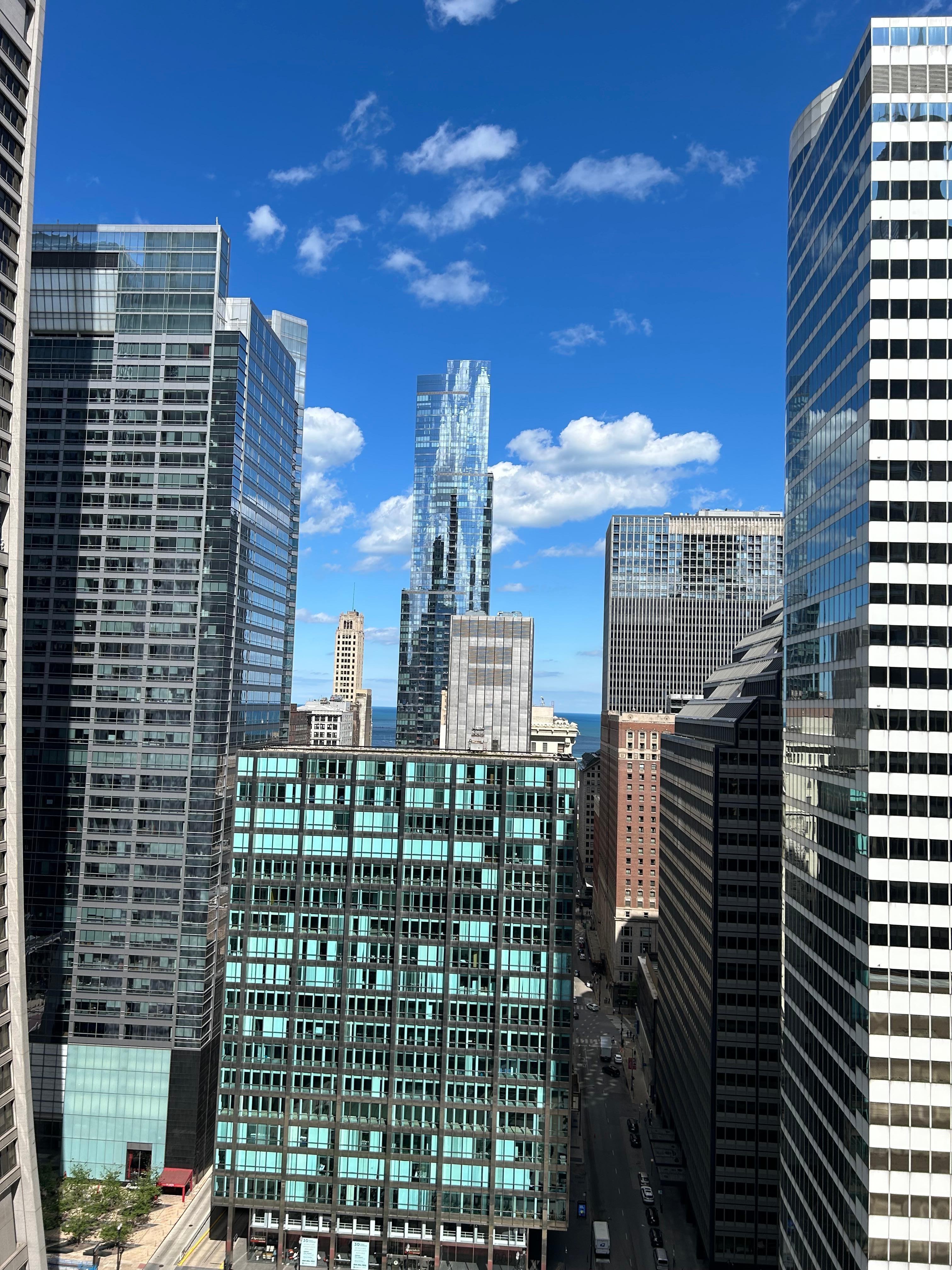 View from the rooftop bar
