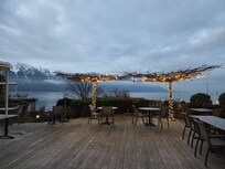 Terraza y vistas a final de noviembre.