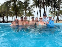 Our fun group of friends with whom we traveled.