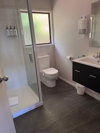 Bathroom has a door leading into the main bedroom aswell
Lush towels
Hair dryer
Toiletries