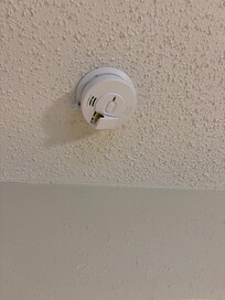 Disabled smoke alarm