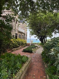 Exploring the original hotel - absolutely beautiful.