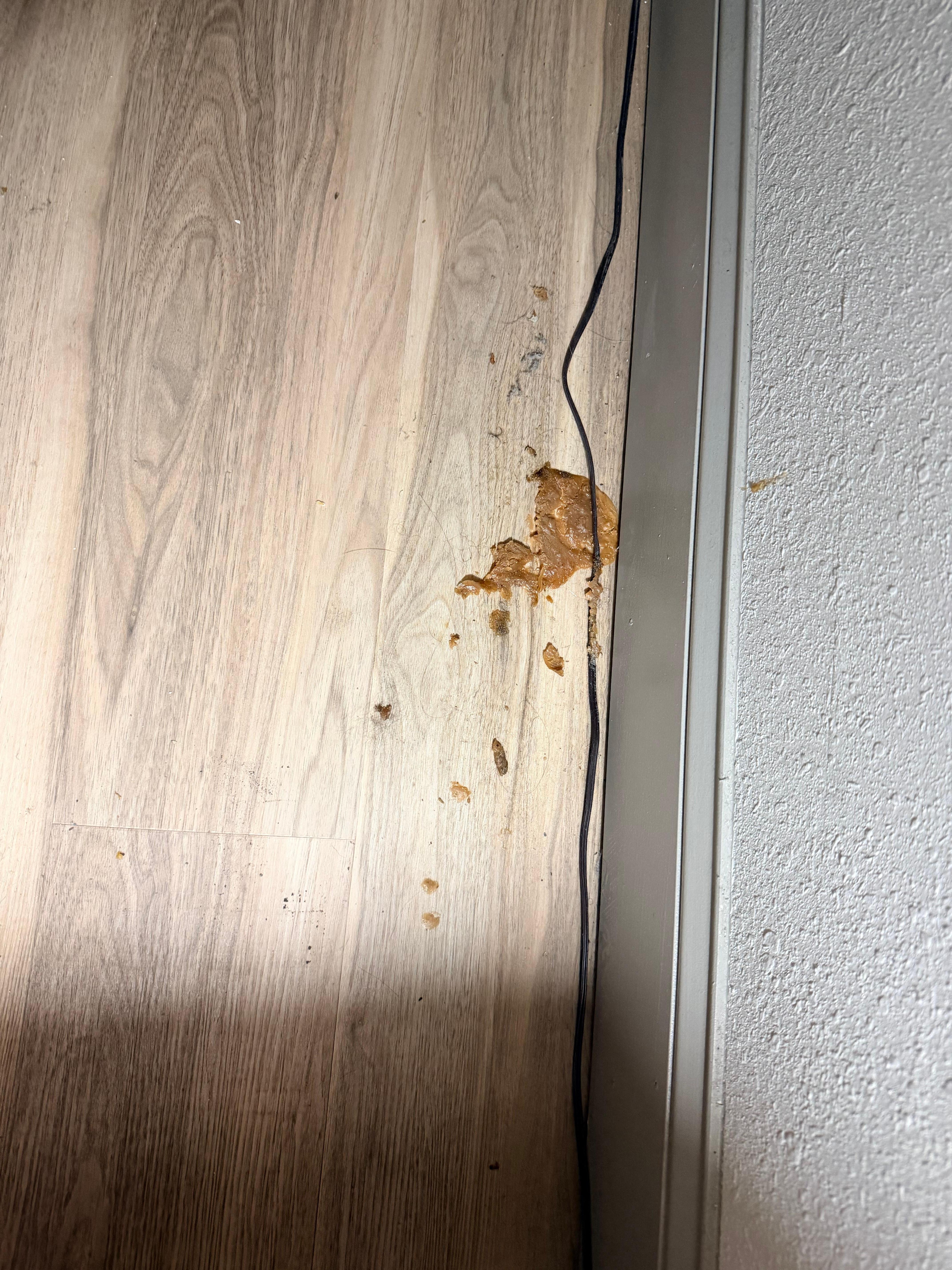 Who knows what behind the bed. 