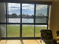 View from the side condo windows