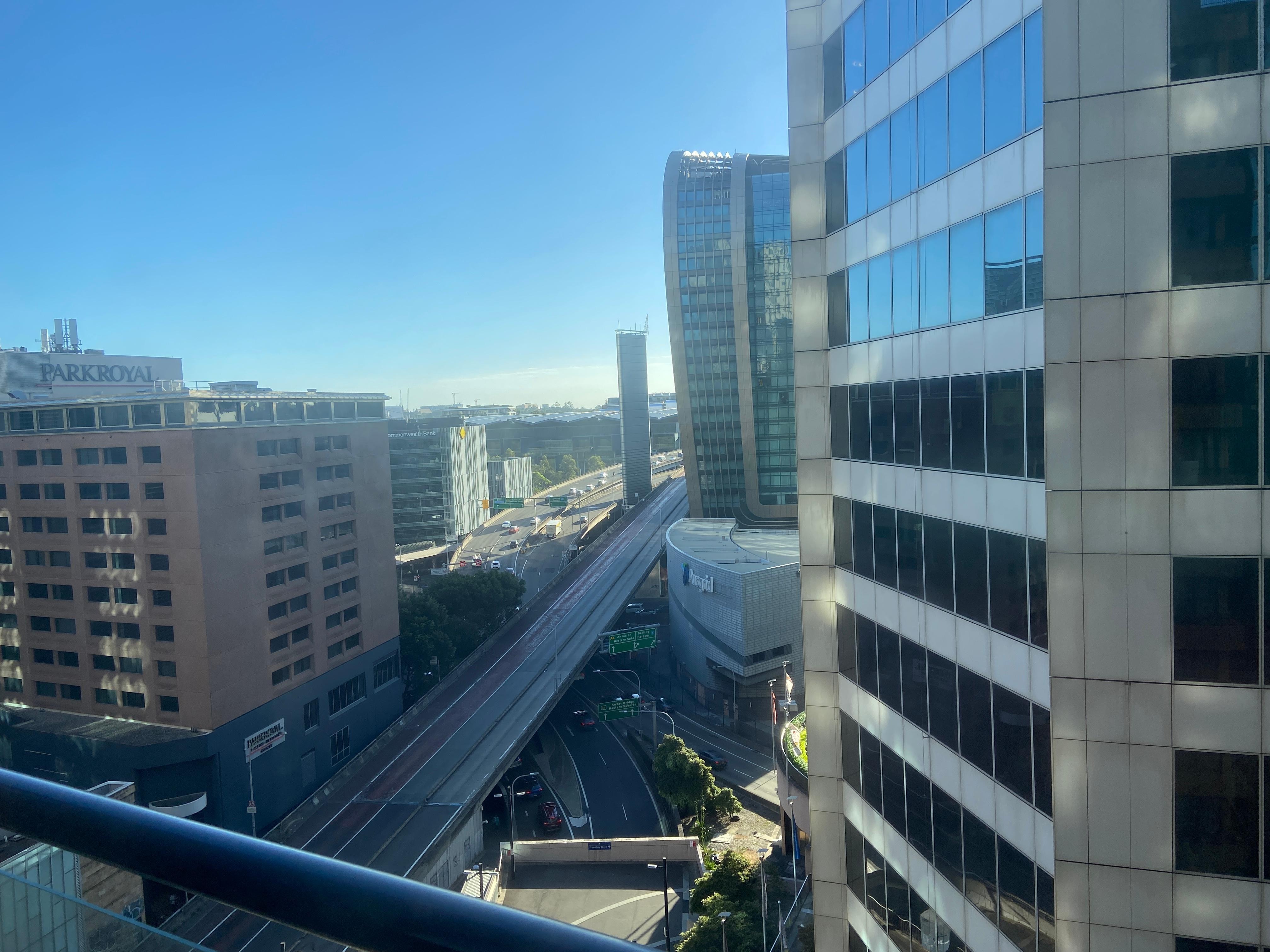 Near a major highway