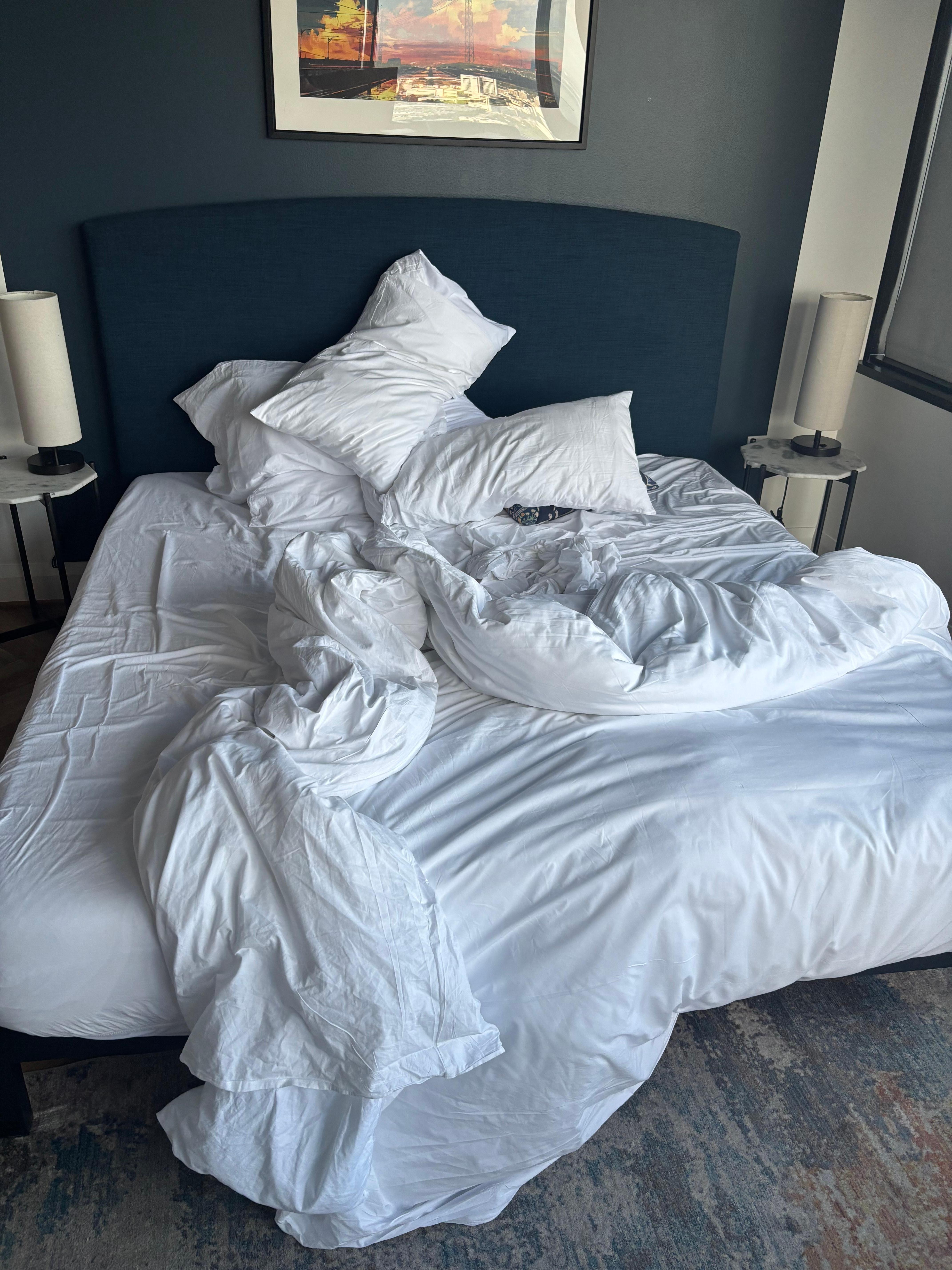 This is what we walked in to