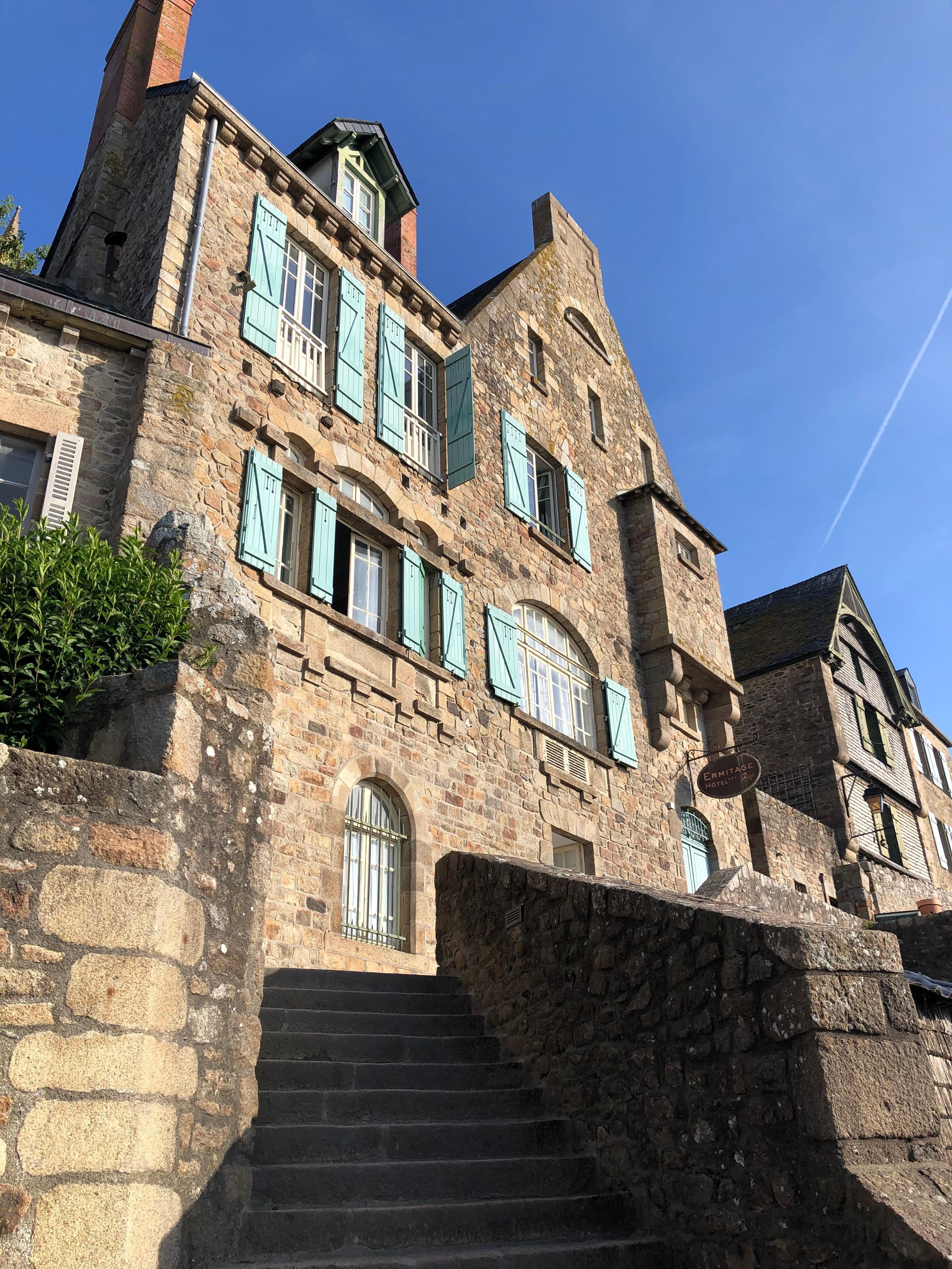 Exterior of Building where the room was