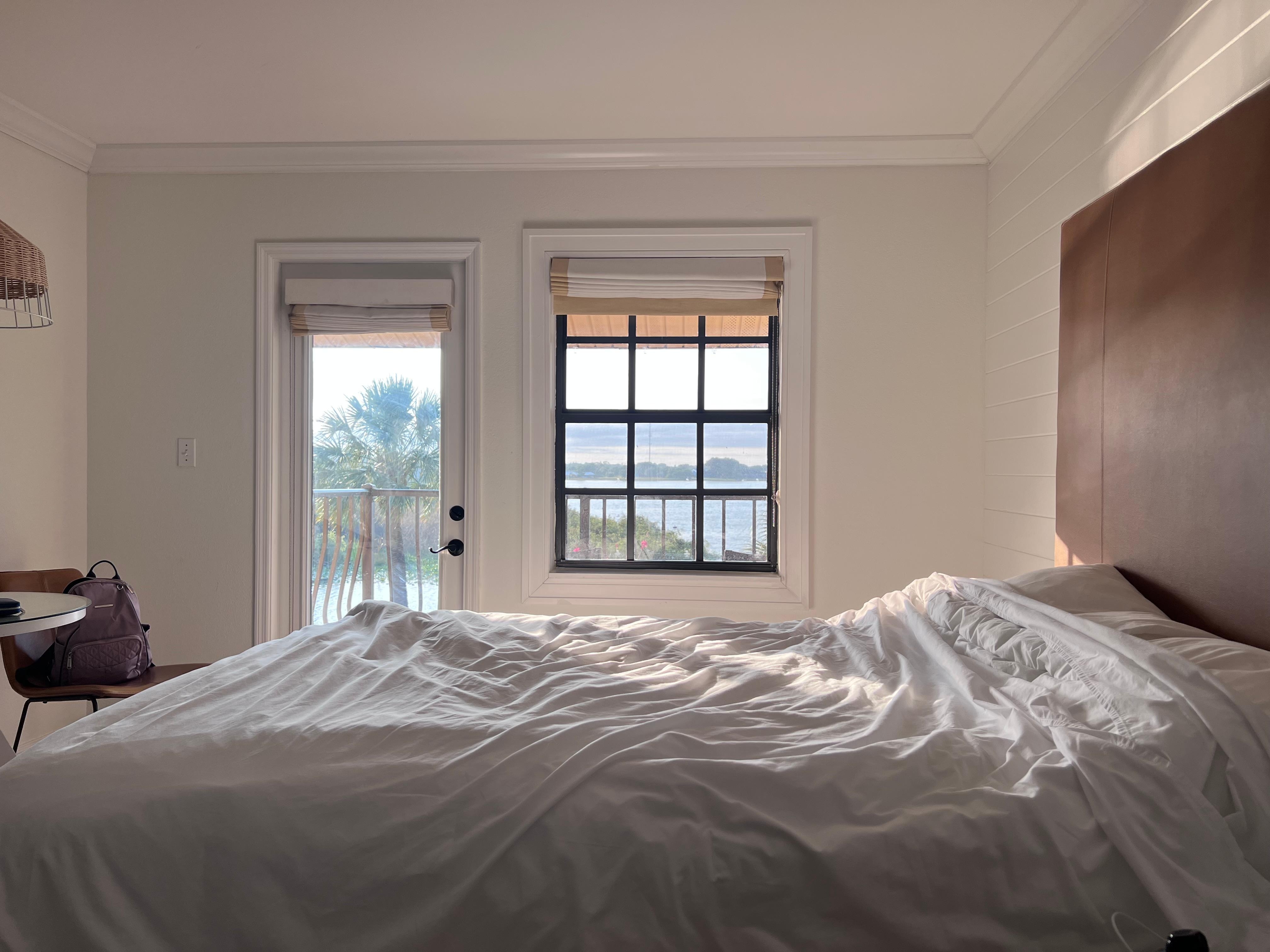Our room looking lakeside!