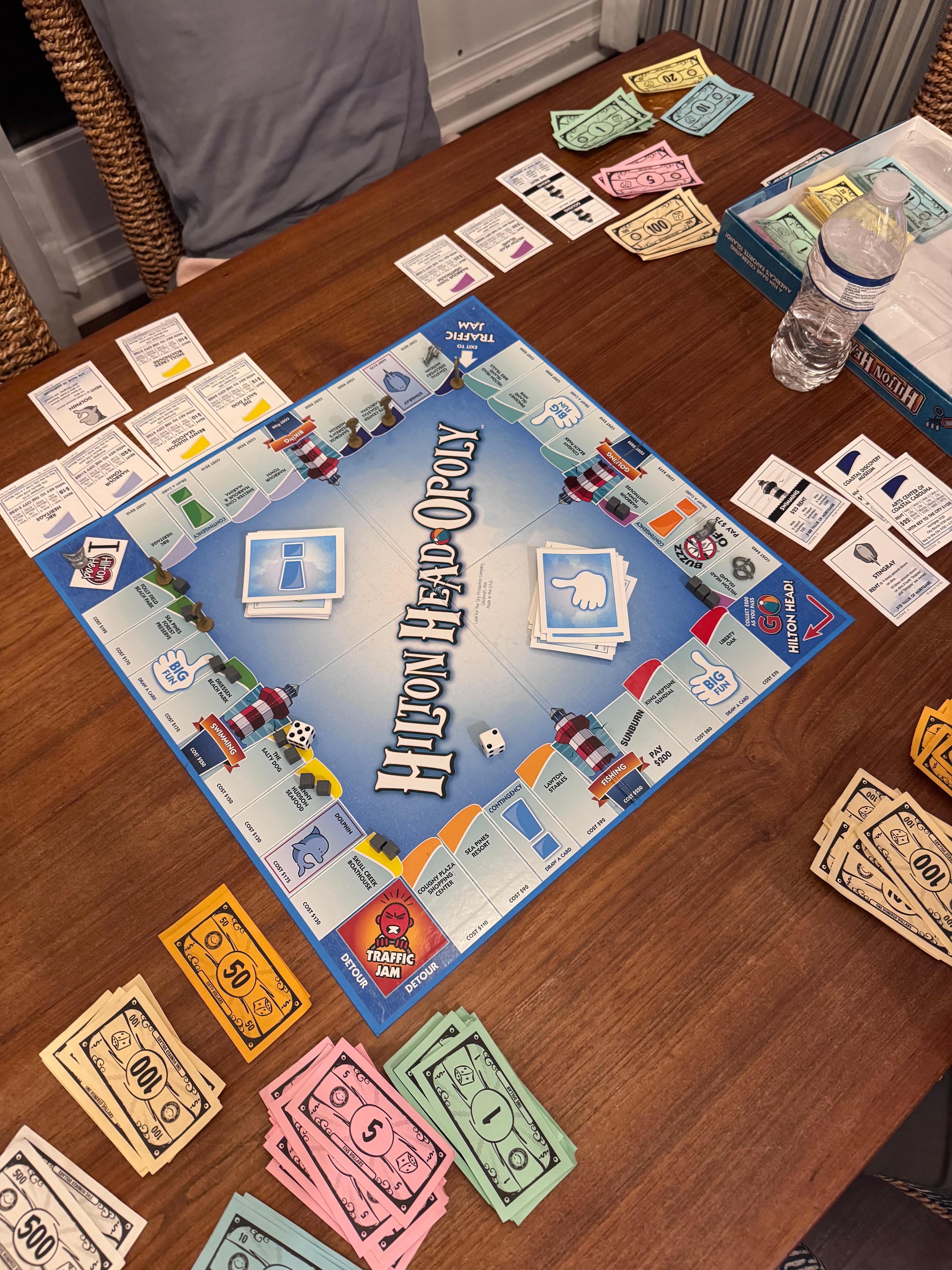 Game night , books and puzzle were provided 