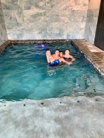 Children enjoyed the pool