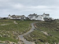 Hotel is on the right in this picture.