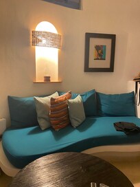 Hygge på værelset en dag med regn.