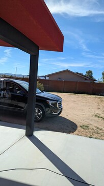 Loud neighbor whose dog barks at you down the driveway and has machines and music going all day and into the night.