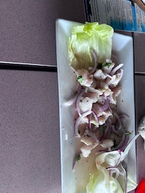 Ceviche at Logan’s Beach Bar