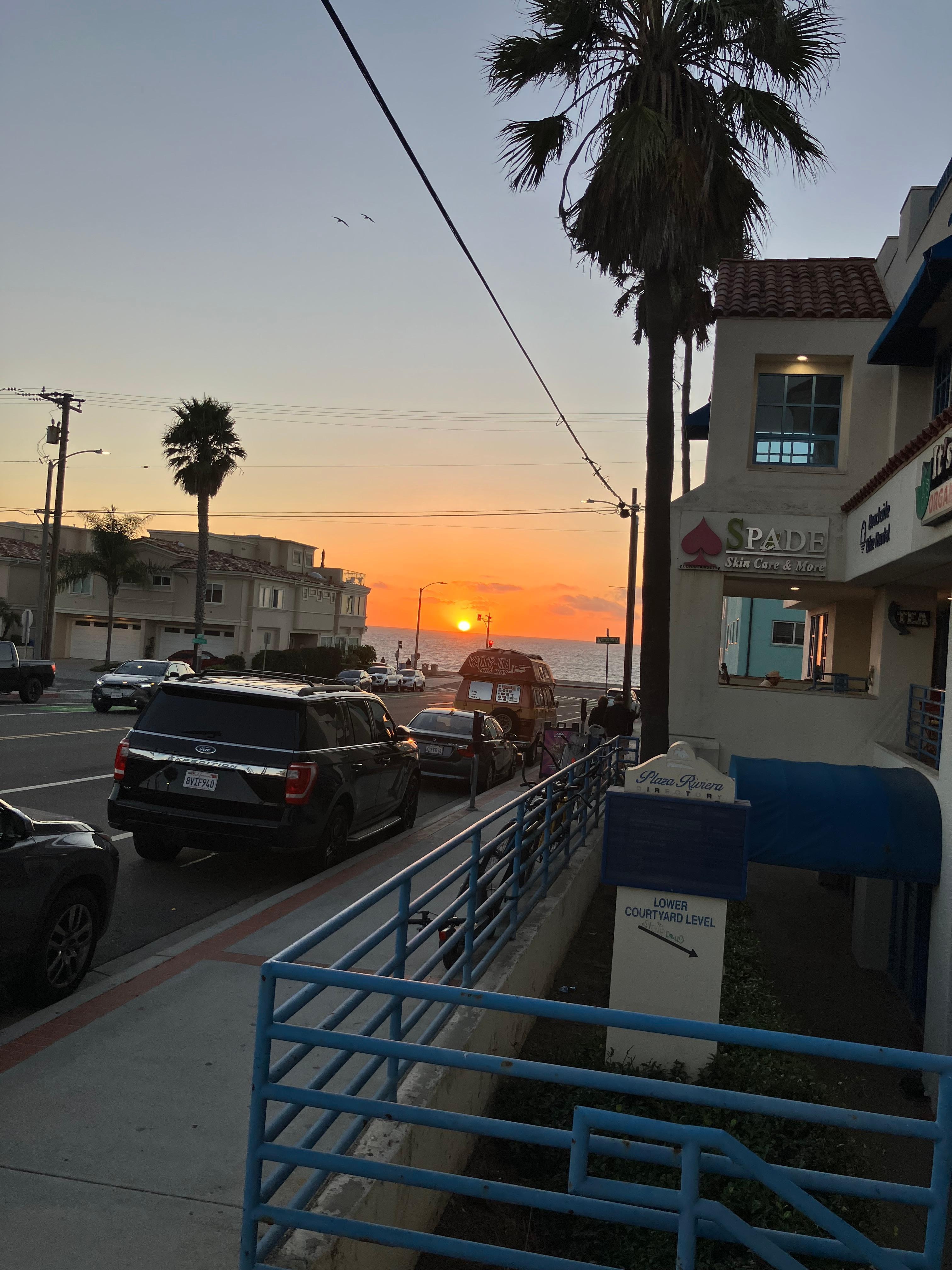 Sunset from walking distance of home