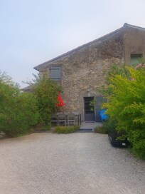 Terrasse de notre gîte