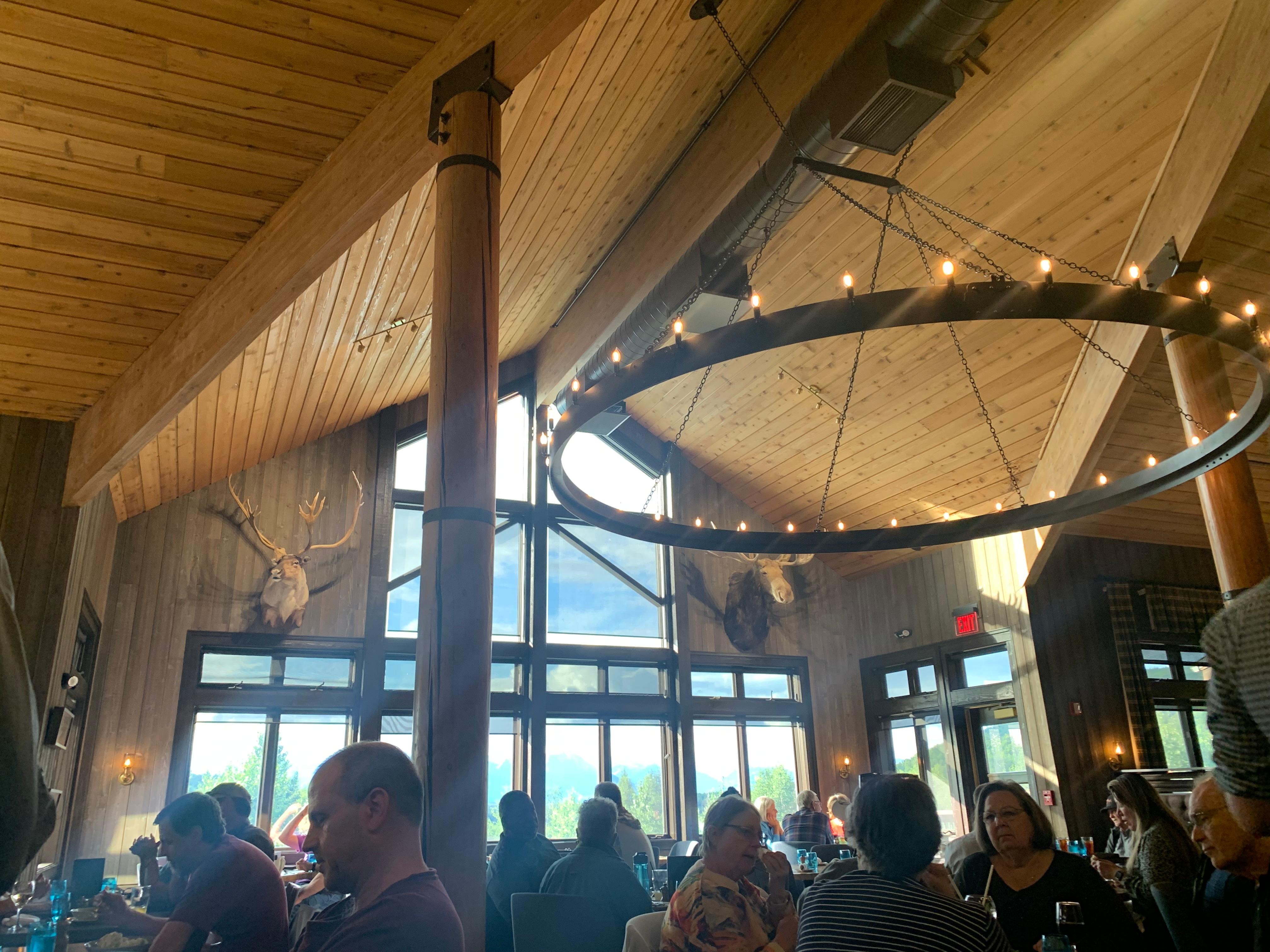 View from North Fork restaurant.