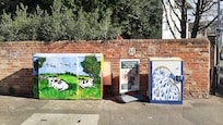 Street art approaching Magdalen Road