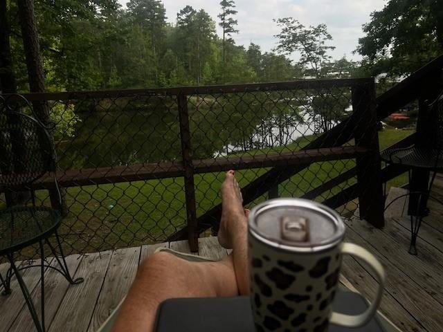 Morning view from the deck