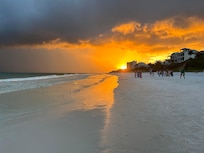 Sunset our first night