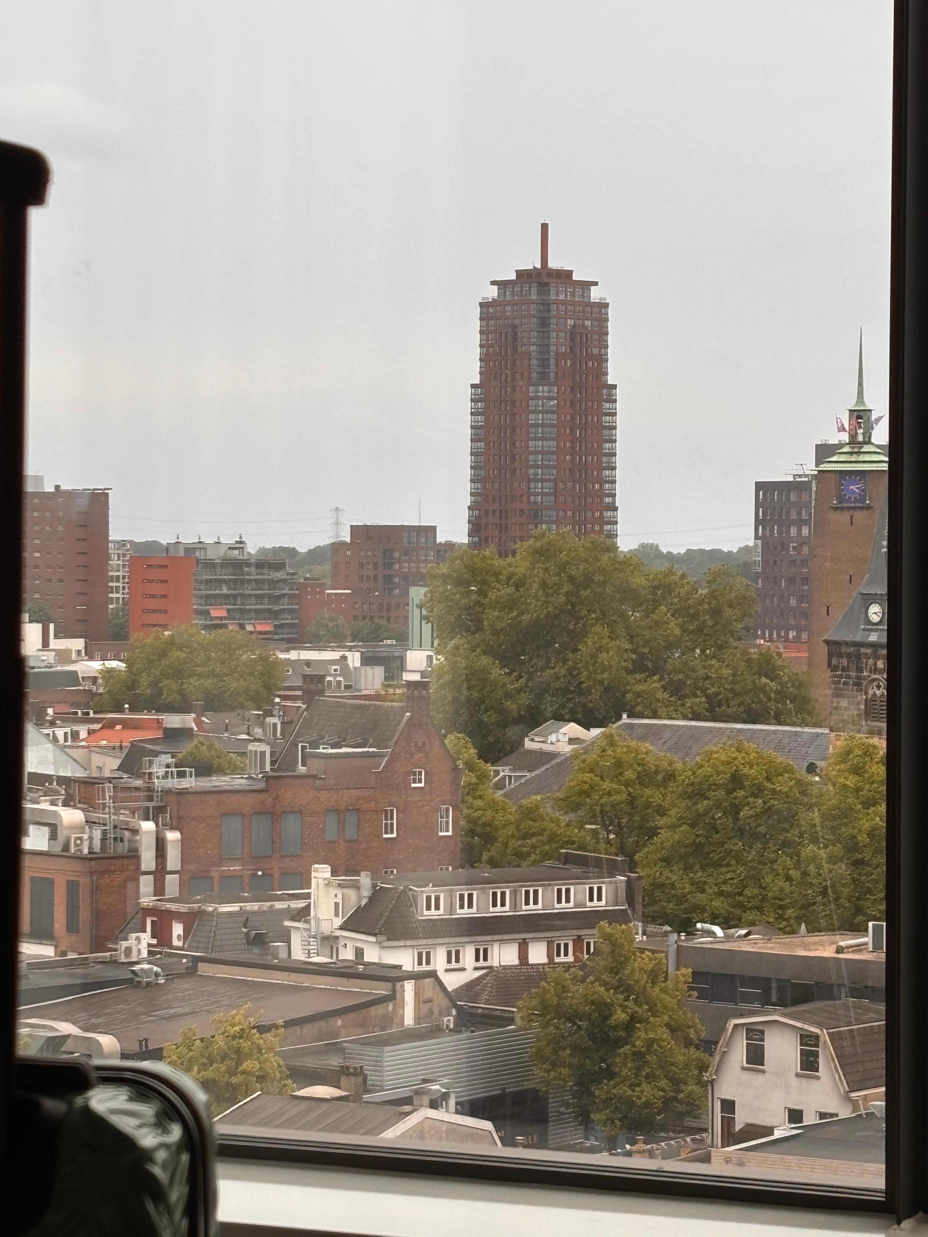 Uitzicht vanuit onze kamer was top