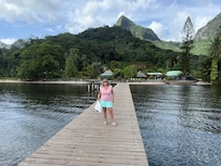 Long dock for snorkeling