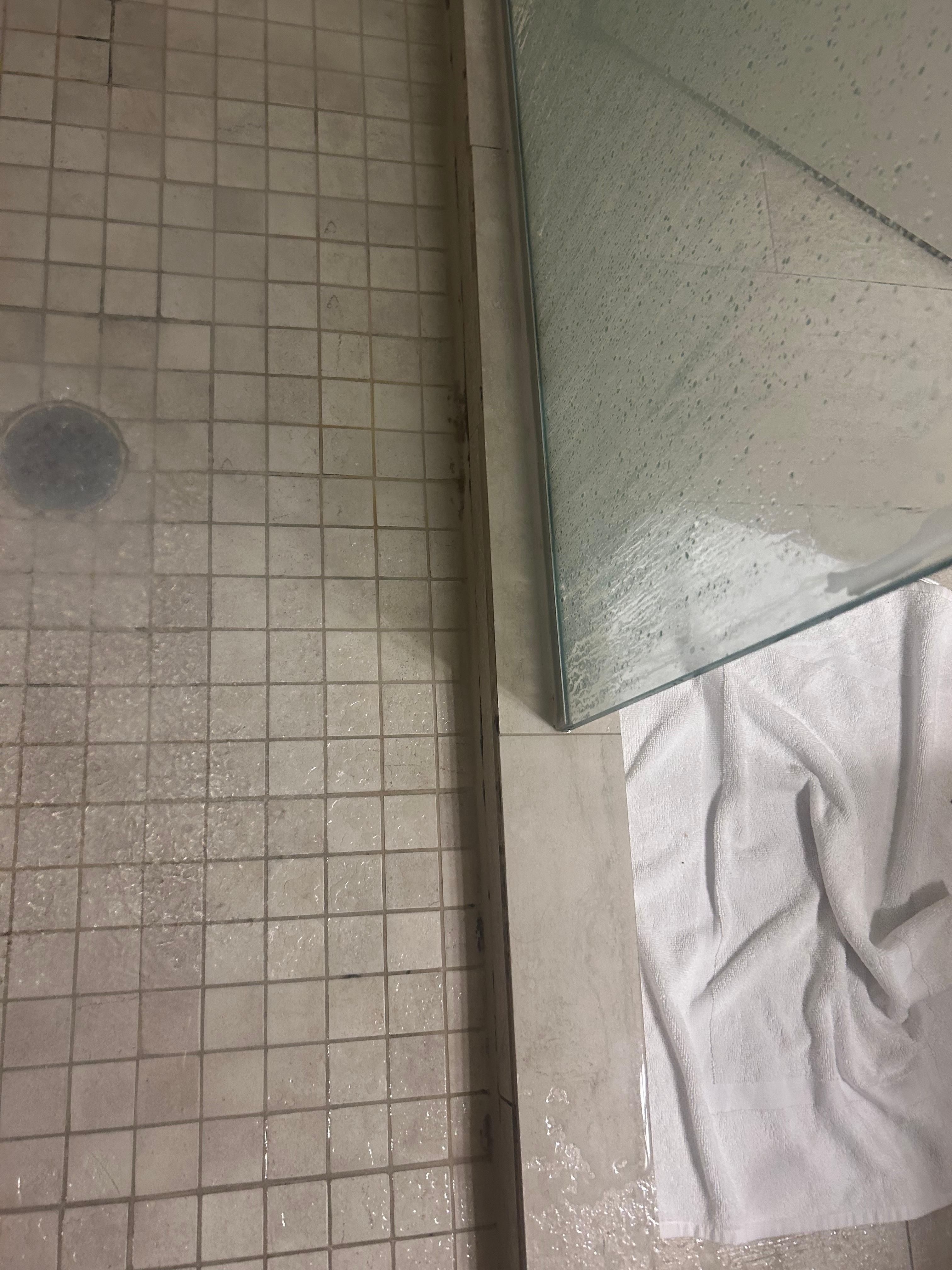 Shower not in good condition