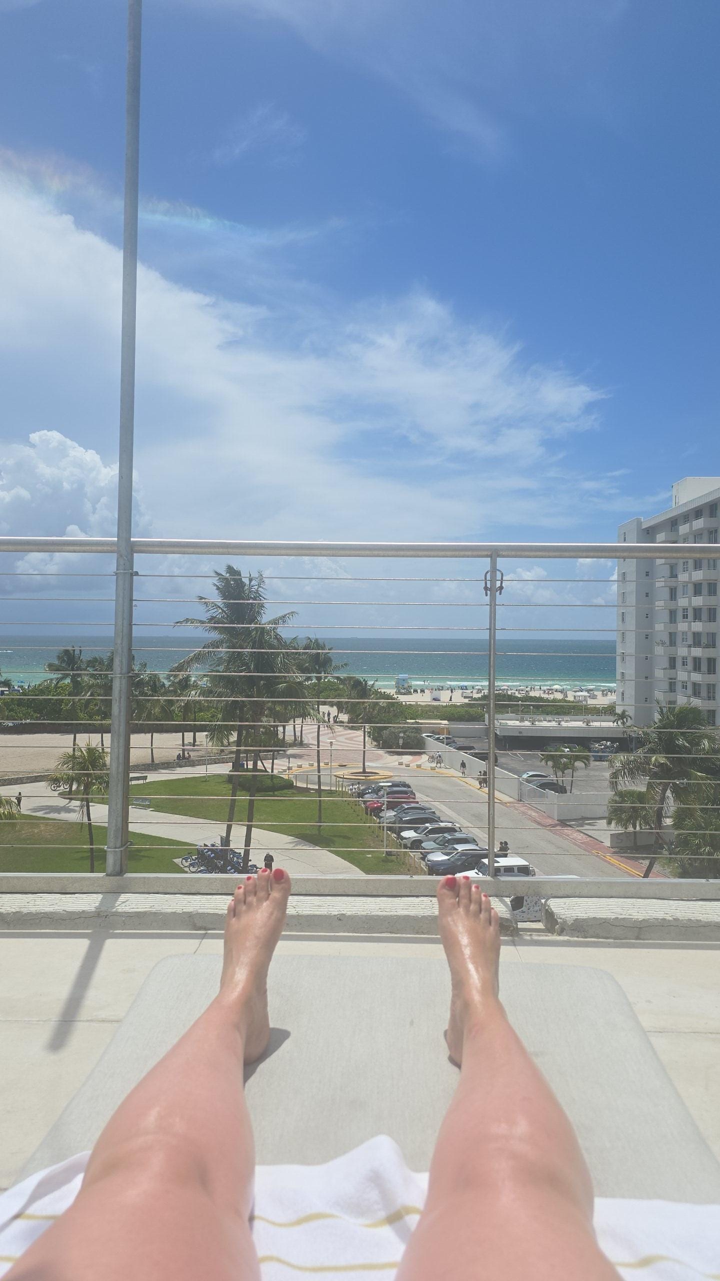 View from sundeck