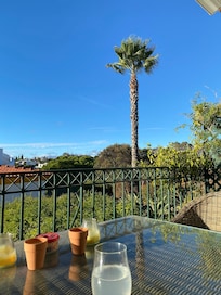 View from poolside veranda