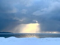 Lake Superior view in the morning.