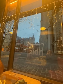 View outside from breakfast