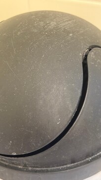 Mülleimer - auch vom außen schmuddelig